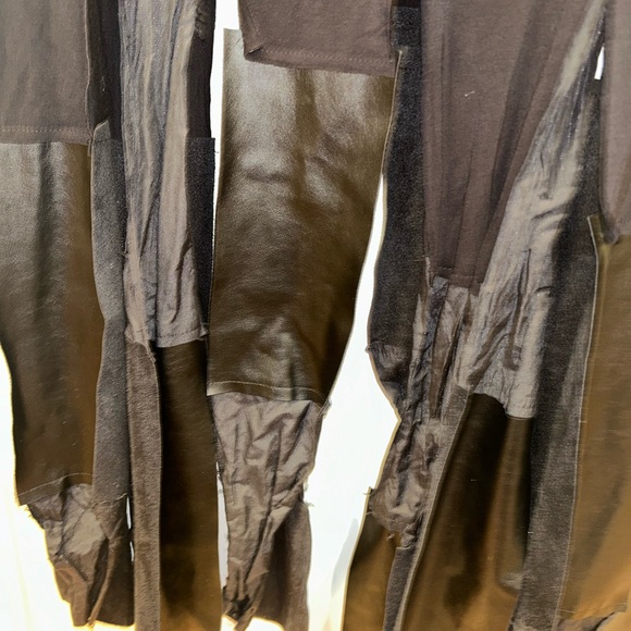 Simply Mila Black Wearable Art Maxi Dress With Long Fringe Bottom Size Large - Picture 5 of 8